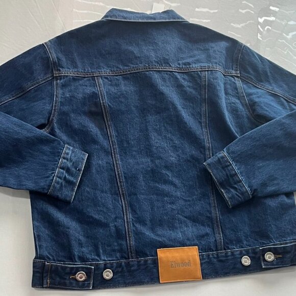 NEW Elwood Classic Denim Jacket Pond Wash Small - Picture 13 of 14